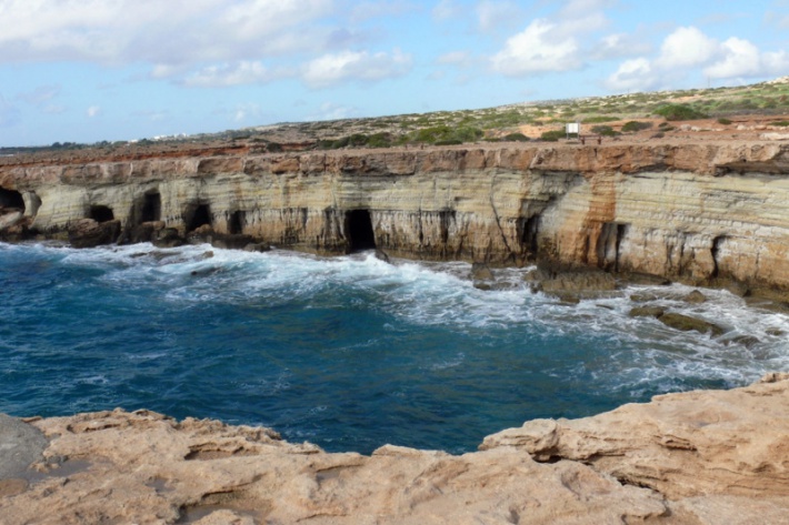 Ciprus - Cape Greco barlangjai