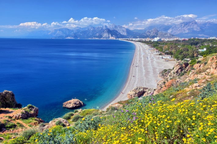 Antalya tengerpartja