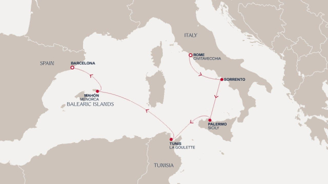 Explora II luxus hajózás - 6 éjszakás hajóút az olasz pizzáktól a tunéziai piacokig