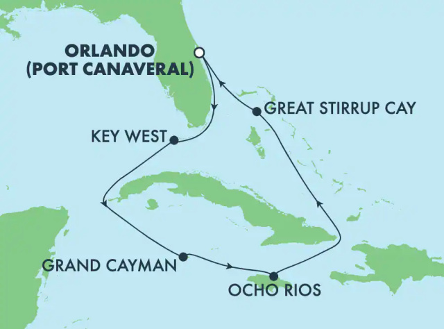 Norwegian Jade - Egy hetes karibi hajóút Orlandoból