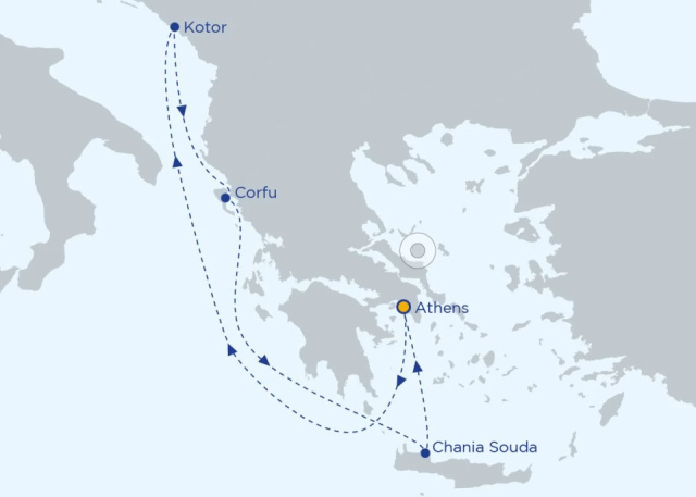 Celestyal Journey - 5 éjszakás hajóút a Jón-tenger legendás városaiba