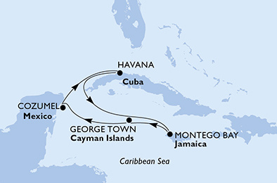 MSC Armonia - Észak-karibi utazás Havannából!