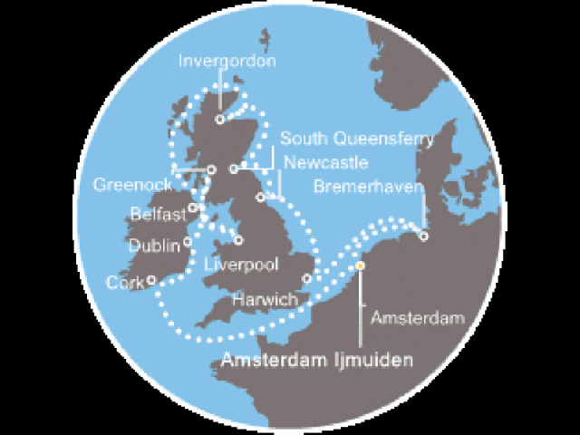 Costa Mediterranea - Ireland, Skócia, Nagy-Britannia, Németország, Hollandia