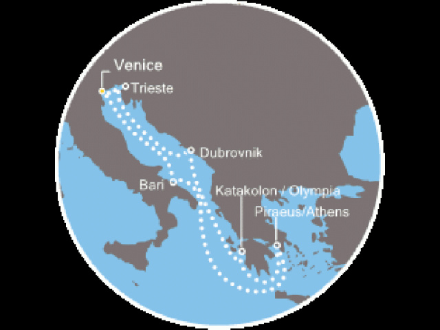 Costa Luminosa - Olaszország, Horvátország, Görögország