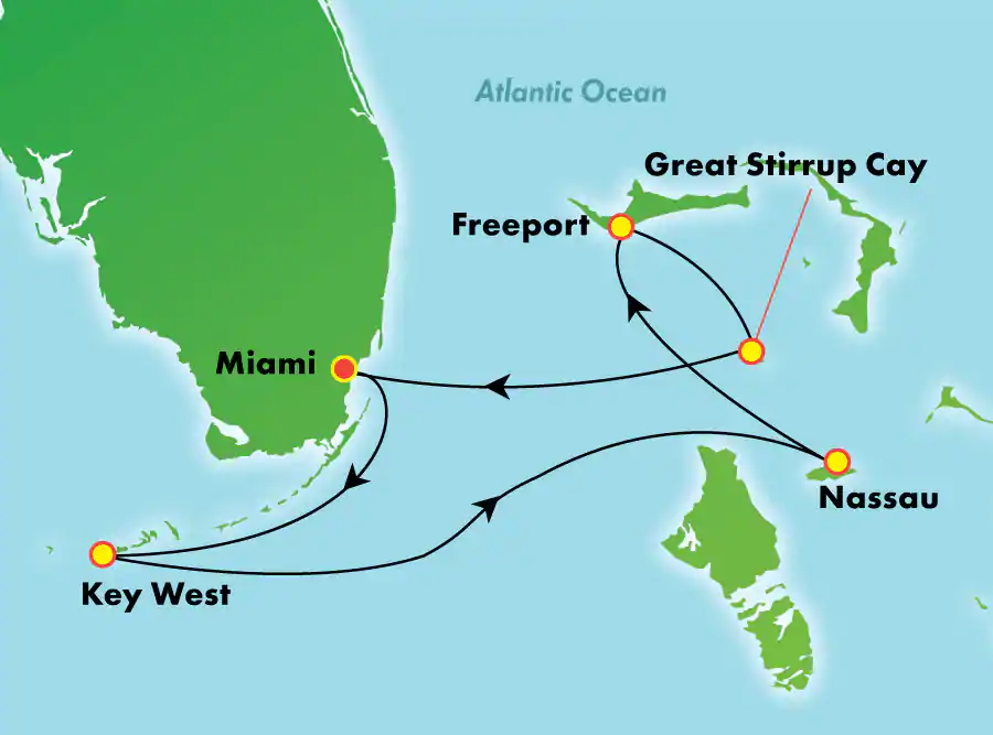 Norwegian Sky - Bahamai hajóút Miamiból 