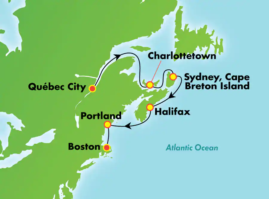  Norwegian Gem - Kanada és New England 7 éjszakás hajóút a Québec-ből