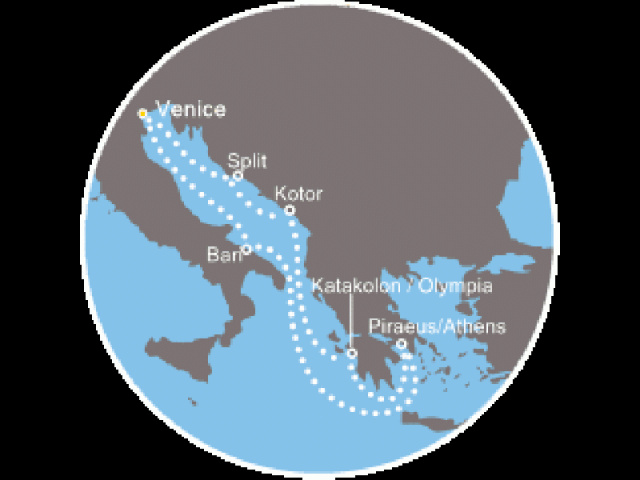 Costa Deliziosa - Olaszország, Horvátország, Montenegro, Görögország