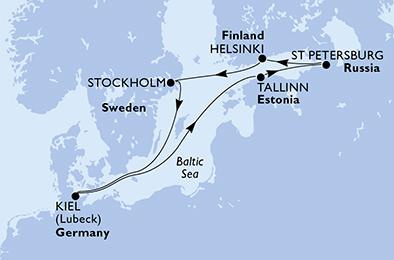 Fővárosok A Balti-tengeren Csoportos Hajóút