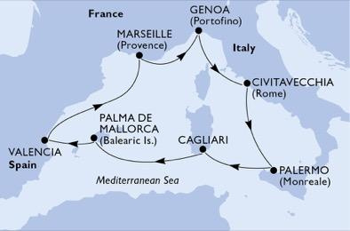 Baleár és Tirrén-tengeri ékkövek Csoportos Hajóút