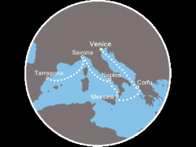 Costa Luminosa - Olaszország, Görögország, Spanyolország
