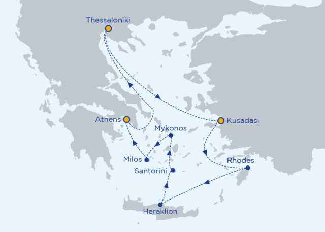 Celestyal Journey - Az Égei-tenger idilli szigetvilága (7 éj)