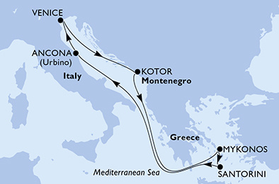MSC Armonia - Egy hetes kelet-mediterrán hajóút 