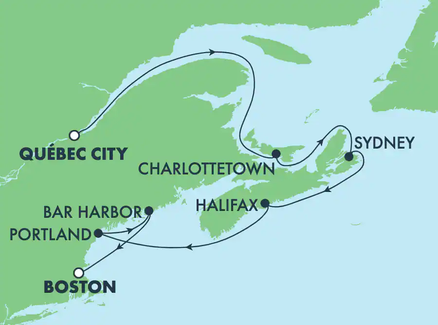 Norwegian Pearl – 7 éjszakás Kanada és Új-Anglia hajóút (Québec – Boston)
