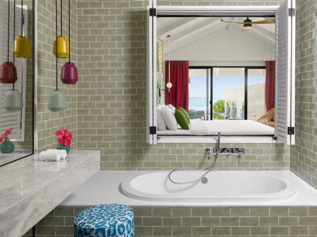 Villa Park - Beach Pool Villa - Bath - 4K