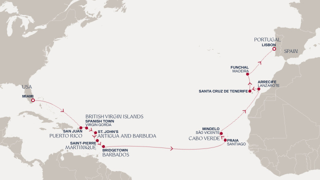 Luxus hajózás az Explorával - 21 éjszakás hajóút a Karib-térségből Portugáliába