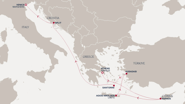 Luxus hajózás az Explorával - 11 éjszakás mediterrán hajóút Athénból