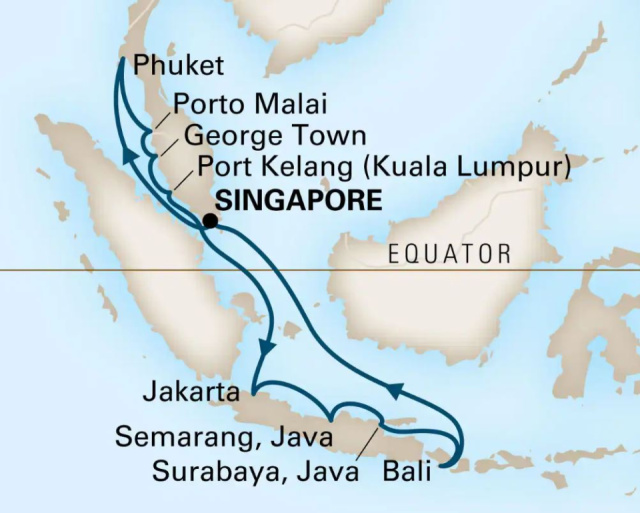 MS Westerdam - 2 hetes Indonézia, Malajzia és Thaiföld hajóút