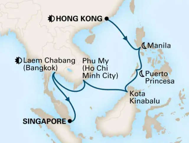 MS Westerdam - 2 hetes Fülöp-szigetek, Malajzia és Thaiföld hajóút