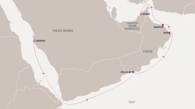 Luxus hajózás az Explorával - 11 napos hajóút Omán csodáinak felfedezéséhez