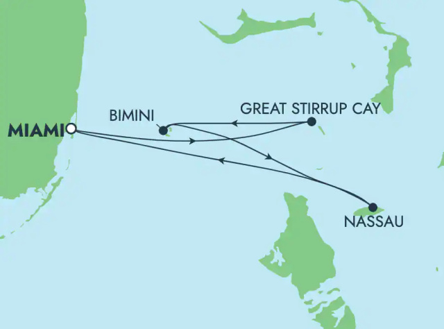 Norwegian Sun - 5 éjszakás Bahamák hajóút Miamiból
