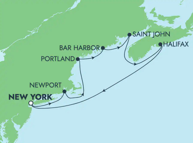 Norwegian Breakaway - Egy hetes Kanada és Új-Anglia hajóút New Yorkból