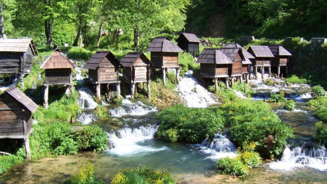 Vízesések földjén - Jajce, Una, Plitvice