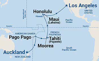 Royal Princess - 22 napos hajóút a Csendes-óceán szigeteivel (Szamoa, Francia Polinézia, Hawaii) 