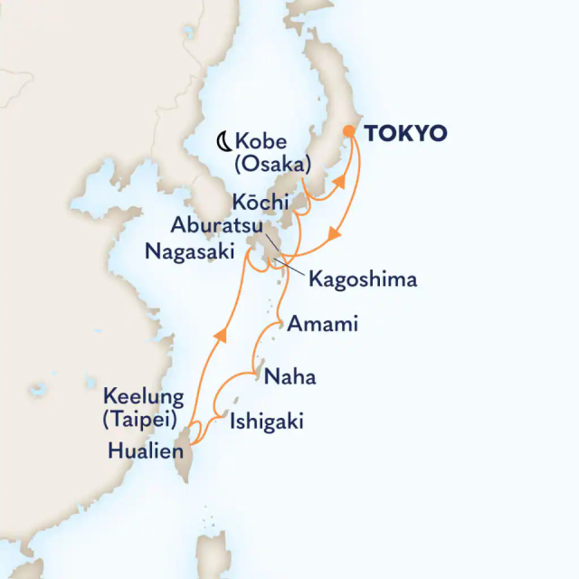 MS Noordam - 2 hetes hajóút Japán és Tajvan körül