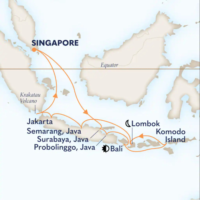 MS Noordam - 2 hetes indonéz hajóút Szingapúrból