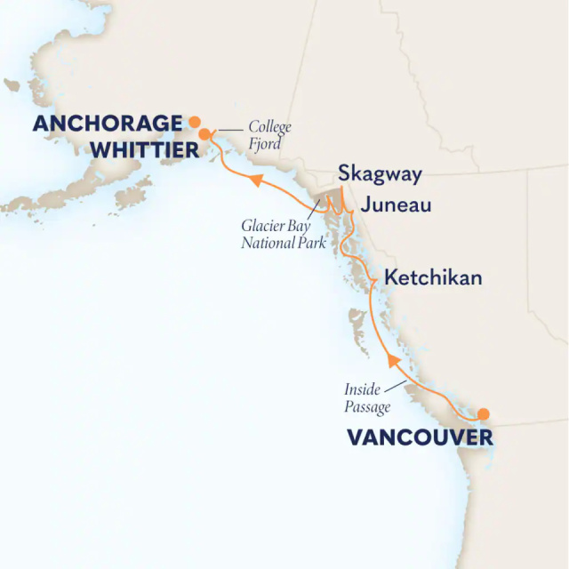 MS Noordam - 7 éjszakás alaszkai hajóút Vancouverből