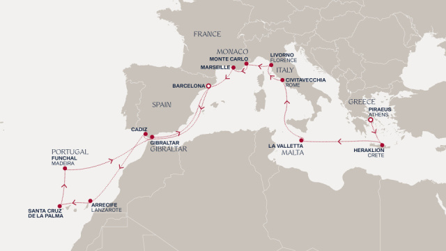 Explora I luxus hajózás - 20 éjszakás mediterrán hajóút varázslatos kikötőkkel