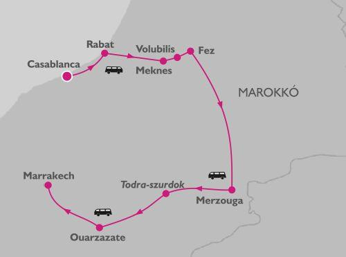 
Mesebeli Marokkó - csoportos körutazás
