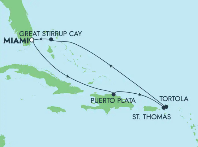 Norwegian Luna - 7 éjszakás kelet-karibi hajóút Miami-ból