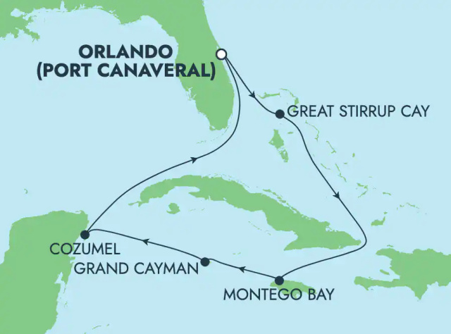 Norwegian Prima- 7 éjszakás karibi hajóút Mexikó érintésével Port Canaveral-ból