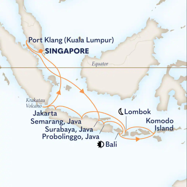 MS Westerdam - 15 éjszakás hajóút Indozénia körül Szingapúrból