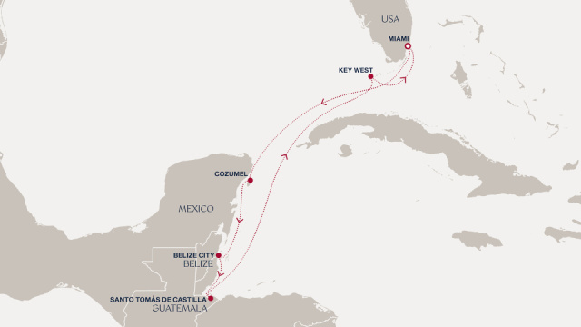 Explora II luxus hajózás - 8 napos hajóút a Yucatán-félsziget kincseihez Miami-ból