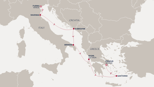 Explora I luxus hajózás - 7 éjszakás hajóút az Adriai hullámoktól Santorini szívéig