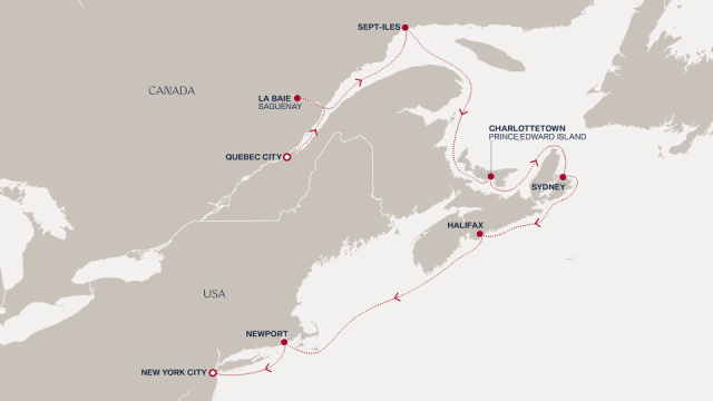 Explora III luxus hajózás - 9 éjszakás észak-amerikai hajóút Quebectől New Yorkig