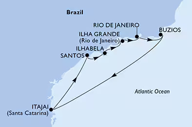 MSC Lirica - Egy hetes dél-amerikai hajóút