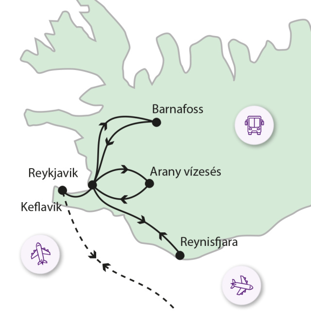 
Izland csodái: csillagtúra Reykjavikból
