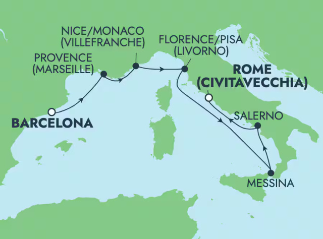 Norwegian Epic - 7 nyugat-mediterrán hajóút Barcelonából