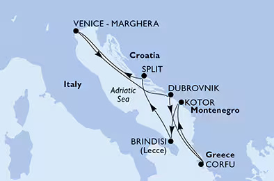 MSC Armonia - 8 napos kelet-mediterrán hajóút