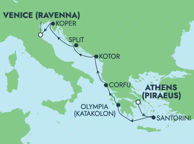 Norwegian Pearl - 7 éjszakás kelet-mediterrán hajóút