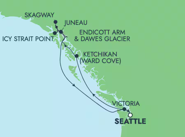 Norwegian Joy - 9 éjszakás alaszkai hajóút Seattle-ből