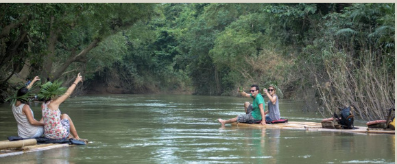 Khao Sok bambusz rafting