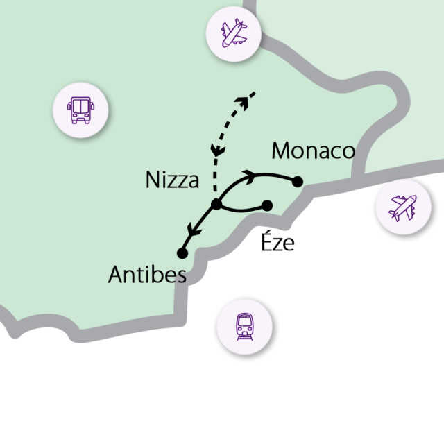 
Nizza karácsonyi fényei
