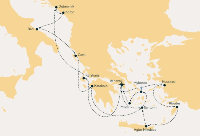 Celestyal Journey - 14 éjszakás hajóút az Égei-tengertől az Adriáig