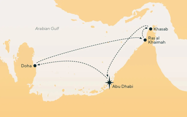 Celestyal Discovery - 4 éjszakás Perzsa-öböl hajóút Abu Dhabi-ból