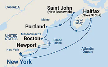 Majestic Princess - 7 éjszakás Kanada-Új-Anglia hajóút New York-ból