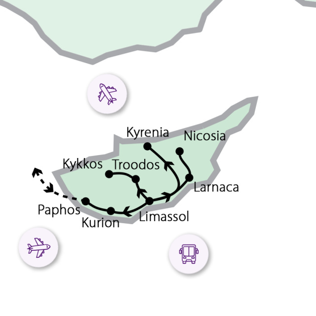 
Ünnepi fények Cipruson
